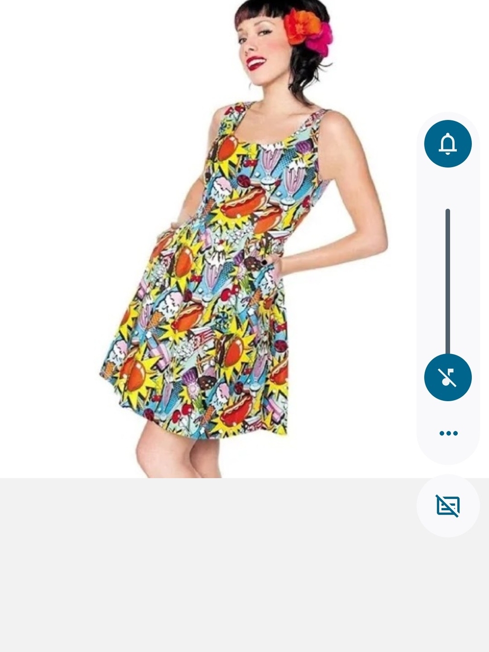 ModCloth Folter Good Enough To Eat Snack Attack Dress Size M
